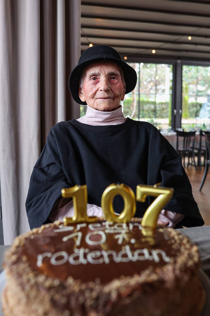 24SATA Proslava 107. ro?endana Ivke Br?i?, najstarije Zagrep?anke