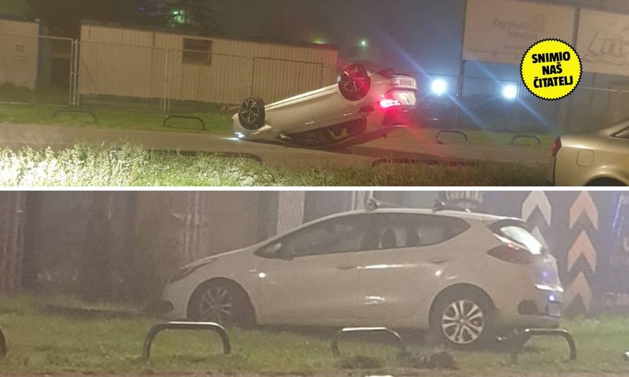 JUTARNJI KRŠ I LOM Razbili se kod Velesajma. Jedan na krovu!
