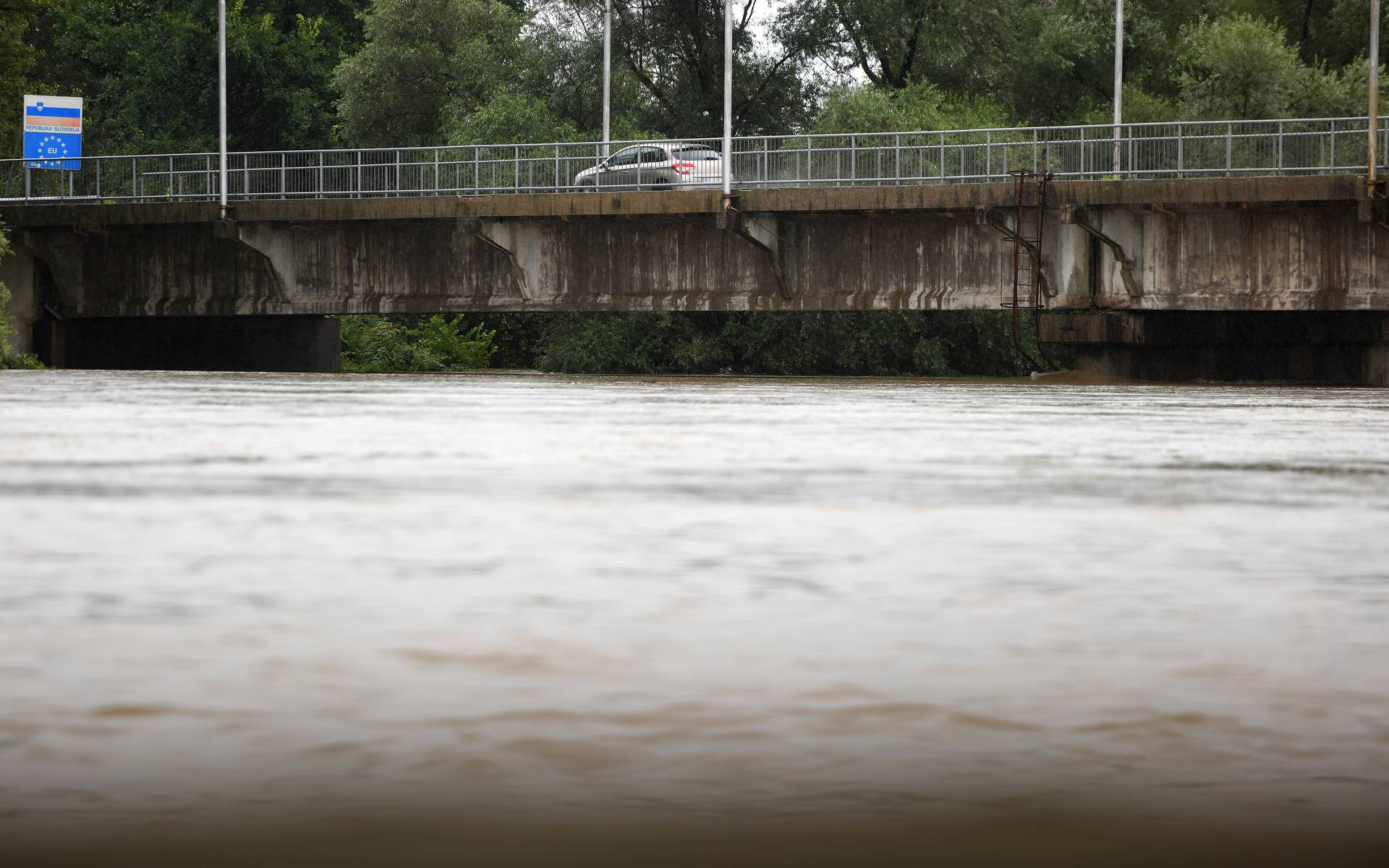 Mursko Središće: Rijeka Mura rekordan vodostaj od 537 centimetara