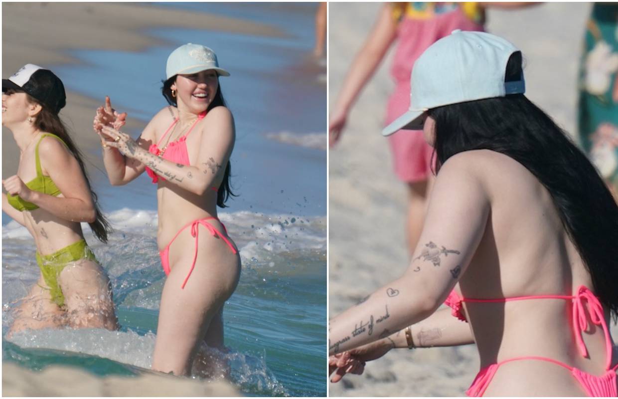 Mlađa sestra Miley Cyrus prava je buntovnica, a paparazzi su je 'ulovili' u tangicama na plaži