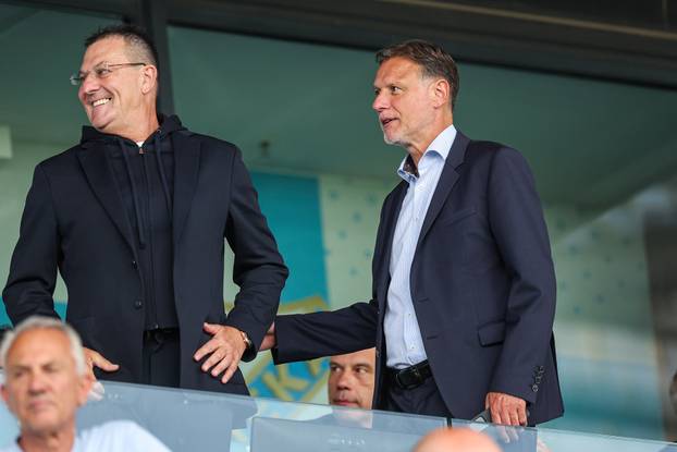 Rijeka: Svečana loža tijekom finalne utakmice SuperSport Hrvatskog nogometnog kupa