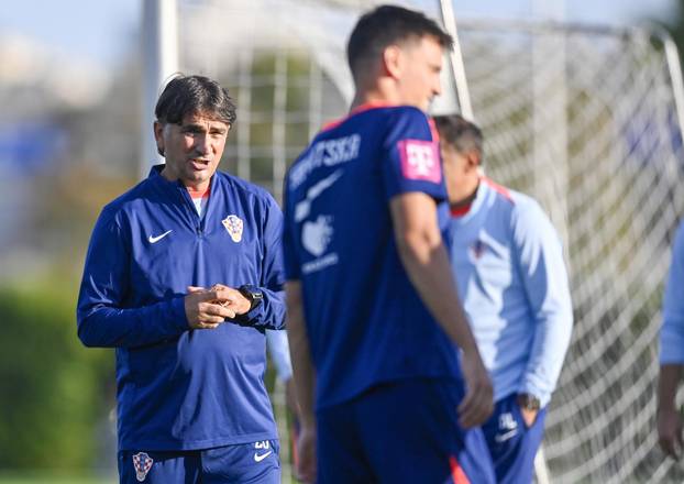 Zagreb: Trening nogometaša hrvatske nogometne reprezetacije