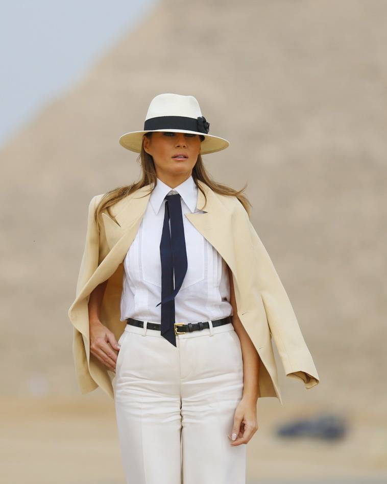 First Lady Trump visits Egypt