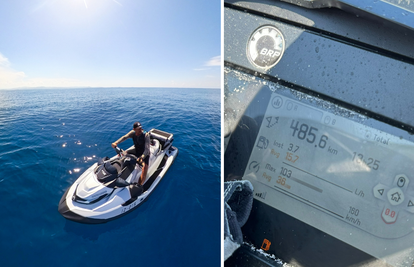 VIDEO Slovenac se jet skijem iz Kopra zaputio na Hvar: 'Nisam znao što me čeka, brutalno...'