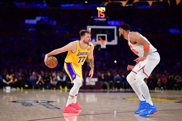 NBA: New York Knicks at Los Angeles Lakers