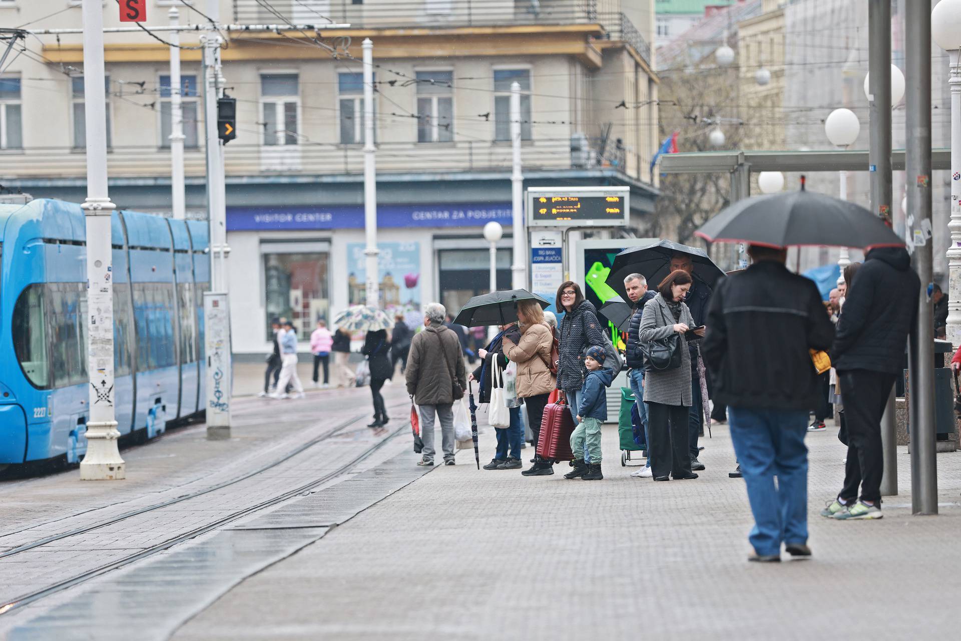 Kišno jutro u Zagrebu