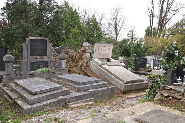 24sata Zagreb: Poljedice velikog nevremena na Mirogoju