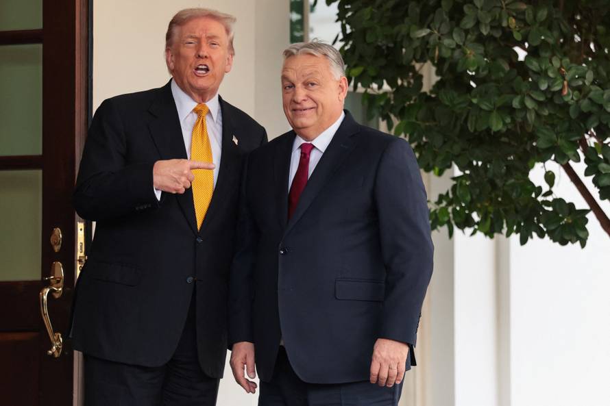 U.S. President Trump meets with Hungary's Prime Minister Orban at the White House