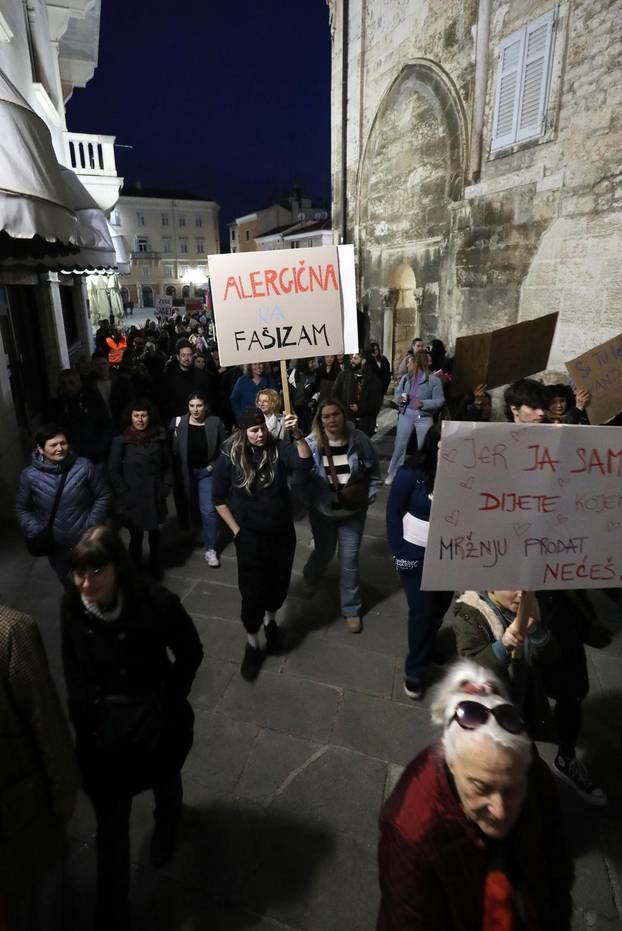 Pula: 4. Noćni marš u Puli pod parolom Žene - kičma otpora