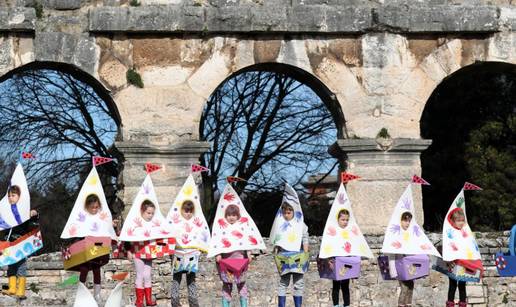 FOTO Maskenbal u Pulskoj Areni je kao iz bajke: Djeca su odu&scaron;evila kreativnim kostimima