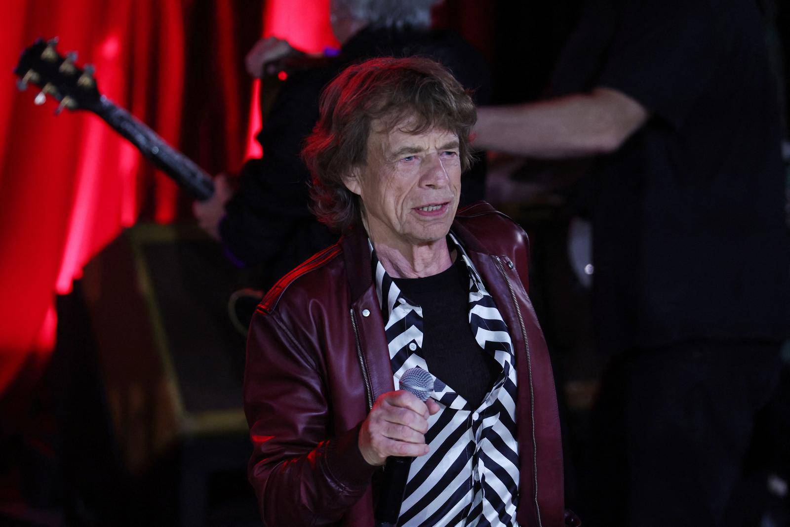 Rolling Stones hold a private album release party concert in New York