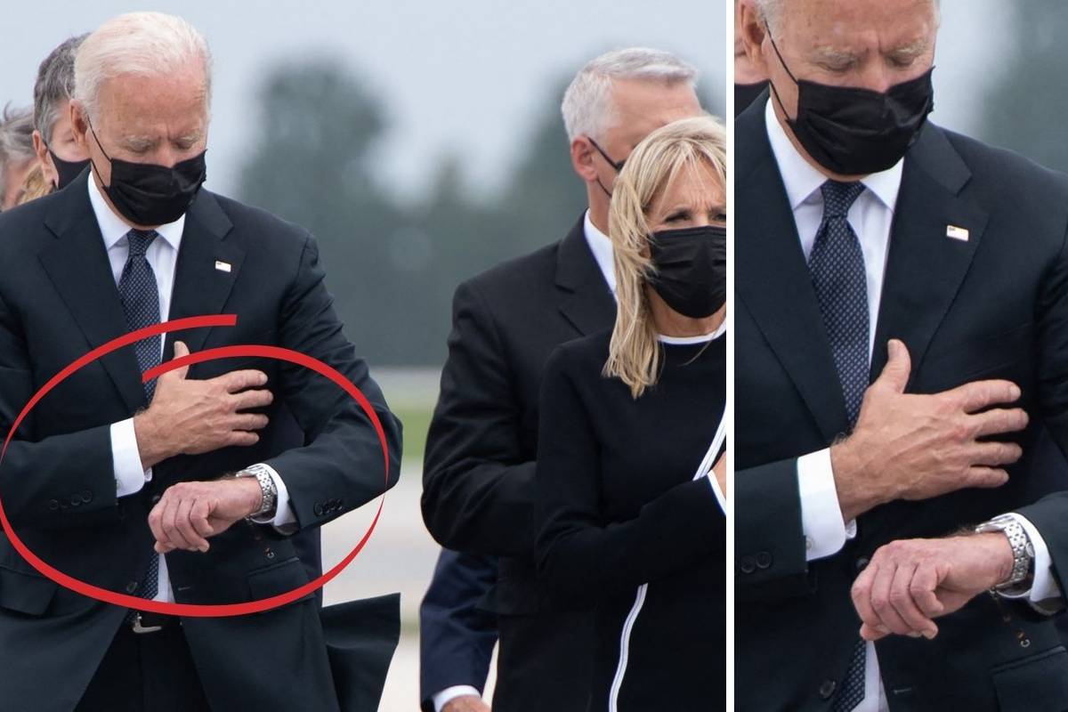 Žuri vam se, predsjedniče? Joe Bidena napali jer je na dočeku lijesova gledao koliko je sati