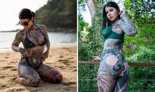 FOTO Prekrila je 98 posto tijela tetovažama: 'Što više tetovaža, to je bolja zabava u krevetu...'