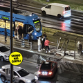 VIDEO U&zcaron;as u Zagrebu: 'Auto se zabio u tramvajsku stanicu, hitna poma&zcaron;e ozlije&dstrok;enima'