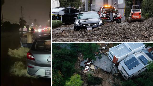 VIDEO Smrtonosna oluja hara Kalifornijom. Više mrtvih, 300 klizišta, a kiša ne prestaje