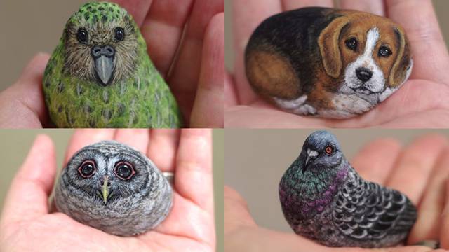 Japanska umjetnica kamenje pretvara u preslatke životinjice