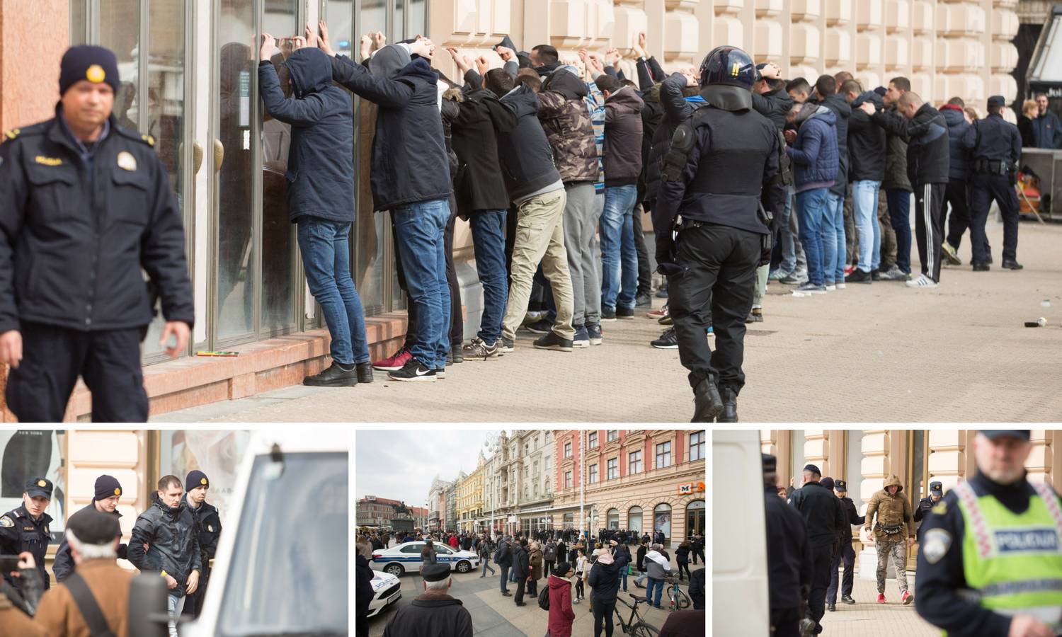 Policija privela veliku skupinu huligana: Razbijali po Zagrebu