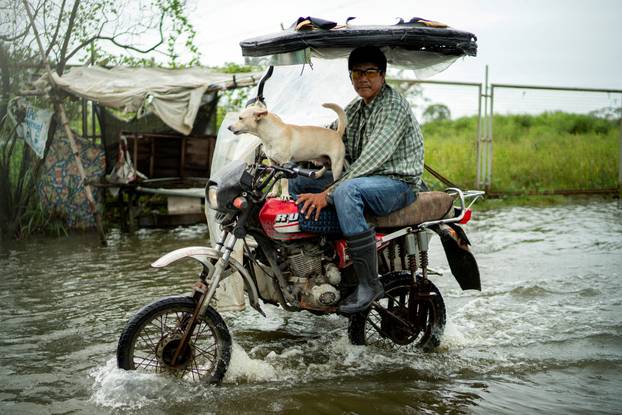 Flood following Super Typhoon Ragasa in Pampanga, Philippines