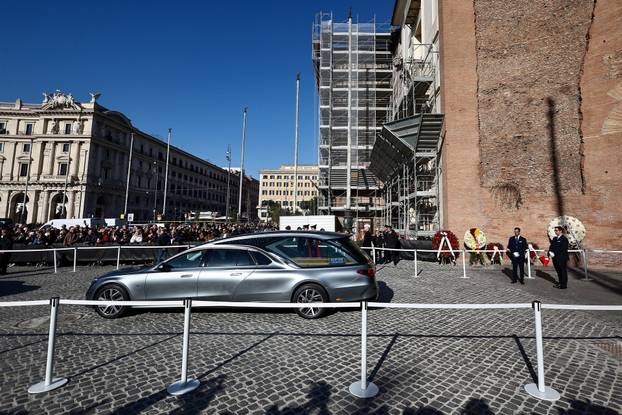 Funeral ceremony of fashion designer Valentino Garavani, in Rome
