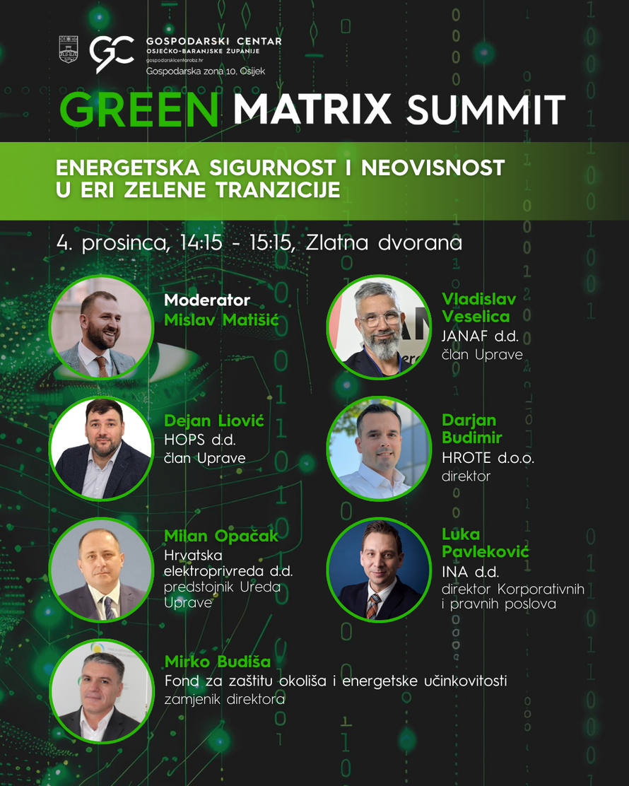 Inovacije, održivost, otpornost - Green Matrix Summit 2025.