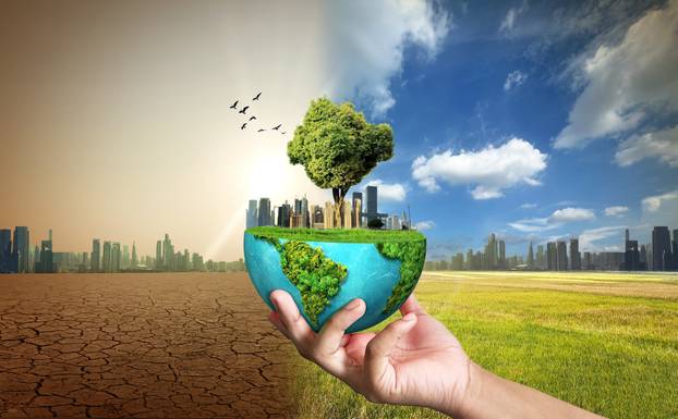 Global,Warming,And,Climate,Change,Concept,Background.,World,Environment,Day