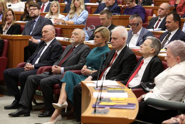 Uzvanici na konstituirajućoj sjednici 11. saziva Hrvatskog sabora