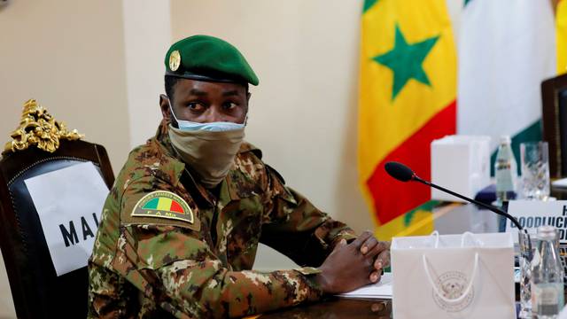 FILE PHOTO: Colonel Assimi Goita, leader of Malian military junta