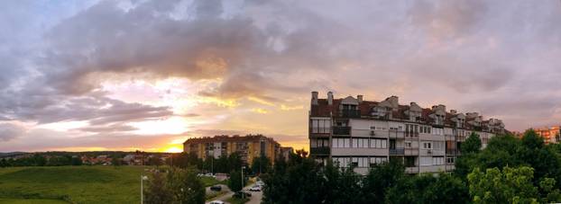 Izlazak sunca iznad Zagreba