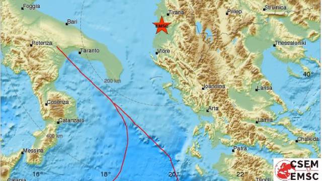 Potres u Albaniji: Epicentar potresa 30 km od Tirane