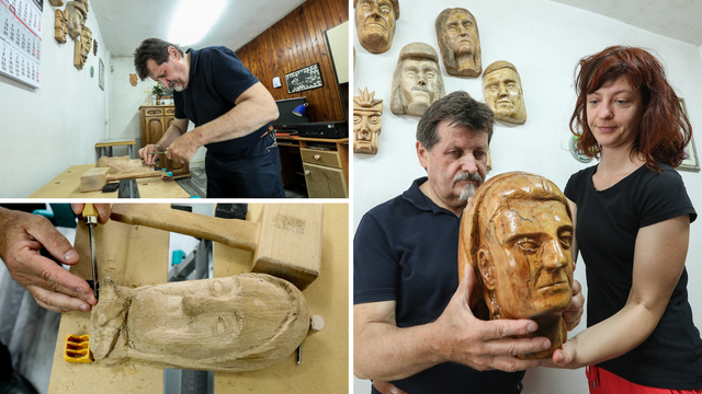 Ivan ne vidi i ne čuje, a sam radi skulpture: 'Najteže je raditi lica, a često pomažem i mami (90)'