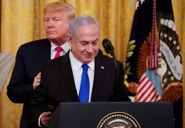 FILE PHOTO: U.S. President Trump and Israel