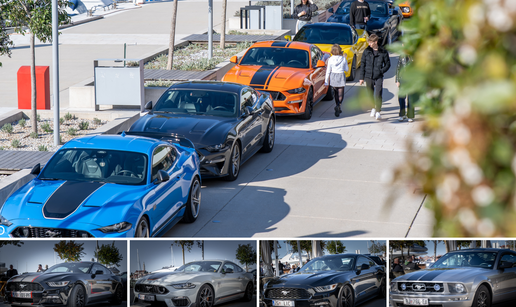 GALERIJA Kultni ameri&ccaron;ki Mustanzi zablistali su u Rovinju