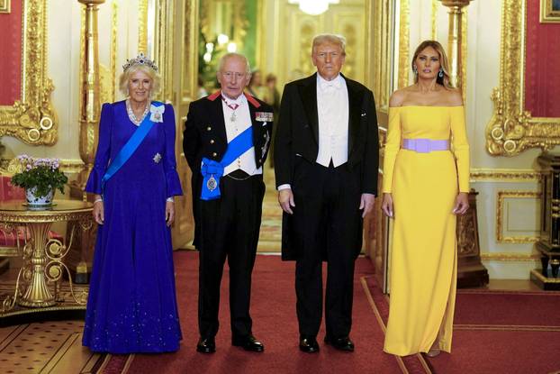 FILE PHOTO: U.S. President Trump makes second state visit to Britain