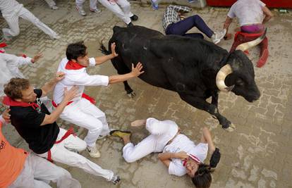 Pamplona: Tisuće turista imalo više sreće od šest bikova... 