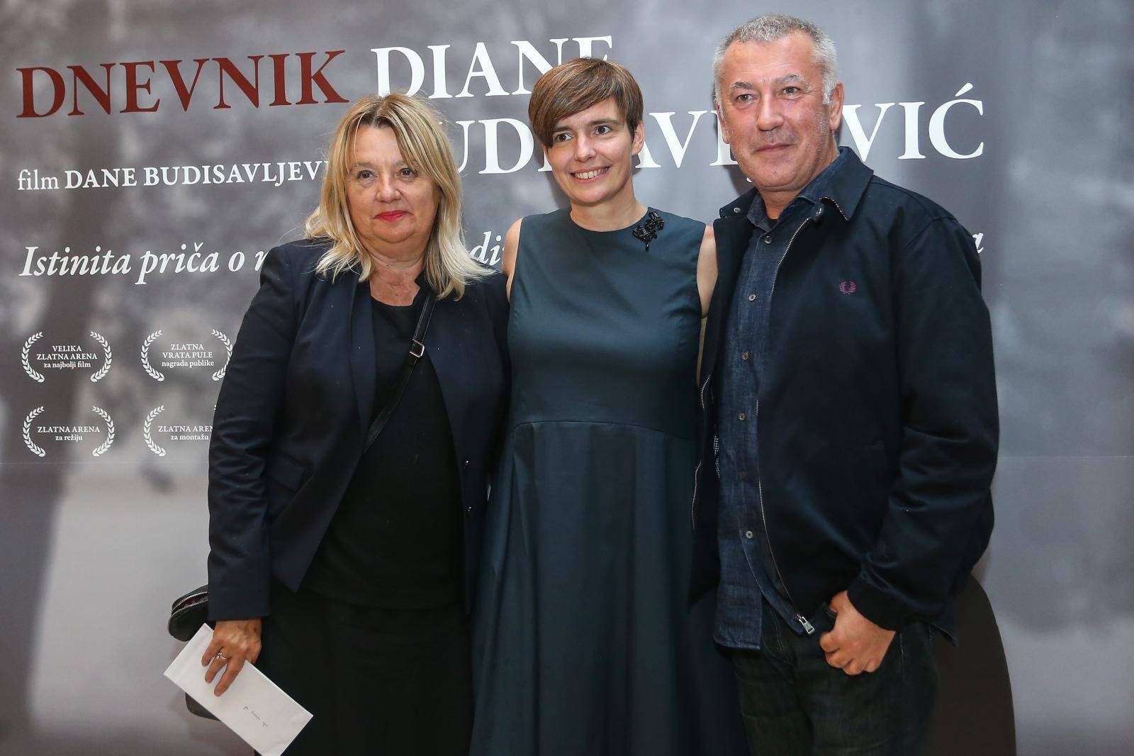 Zagreb: SveÄana zagrebaÄka premijera filma Dnevnik Diane BudisavljeviÄ