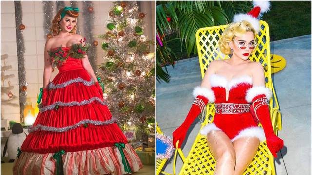 Katy Perry postala vruća Baka Mraz: Obukla božićni korzet...