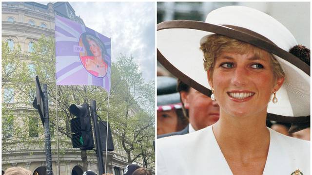 Na ulicama Londona je i nikad prežaljena Diana: Transparent s njenim licem rastužio mnoge