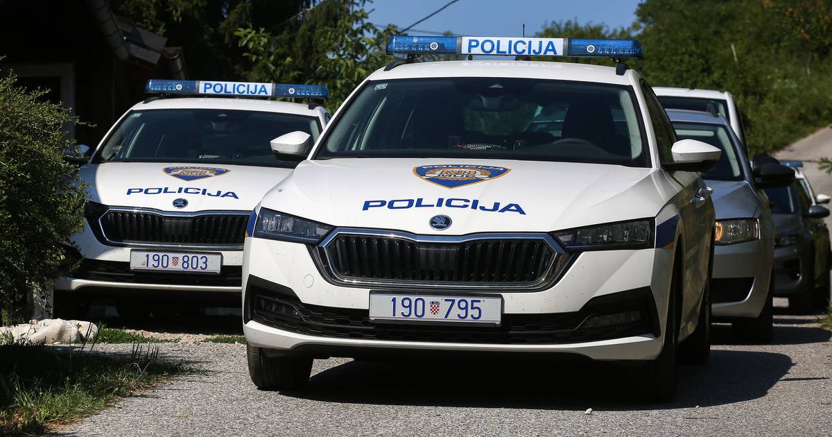Angry man involved in Šibenik shooting at early morning hour, subdued by police officers.
