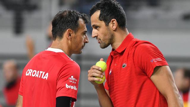 Varaždin: Davis Cup, meč parova Dodig/Pavić - Sander/Joran