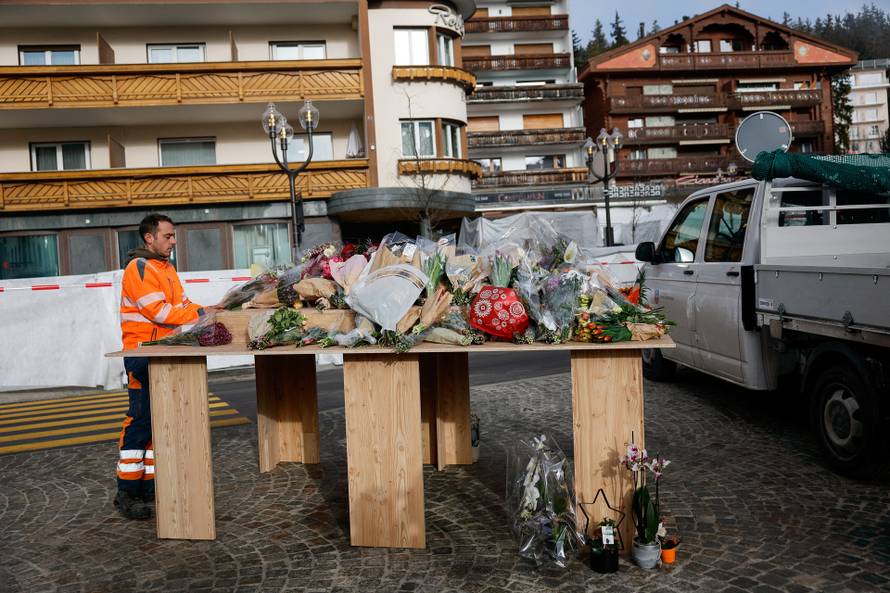 Aftermath of New Year’s Eve party fire and explosion at "Le Constellation" bar in Crans-Montana