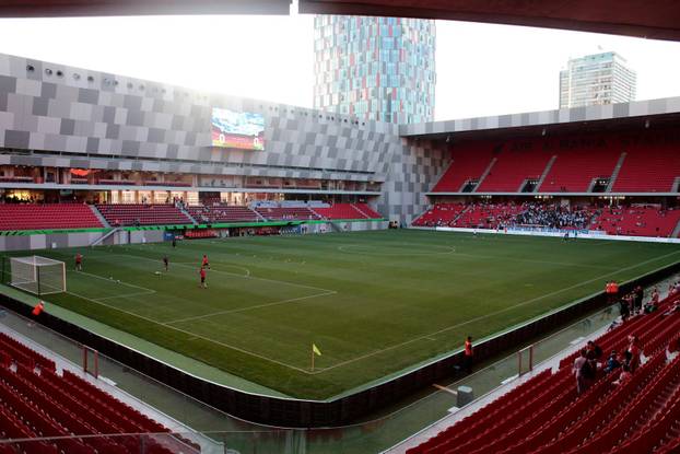 UEFA Champions League football match - Kf Tirana vs Doudelage