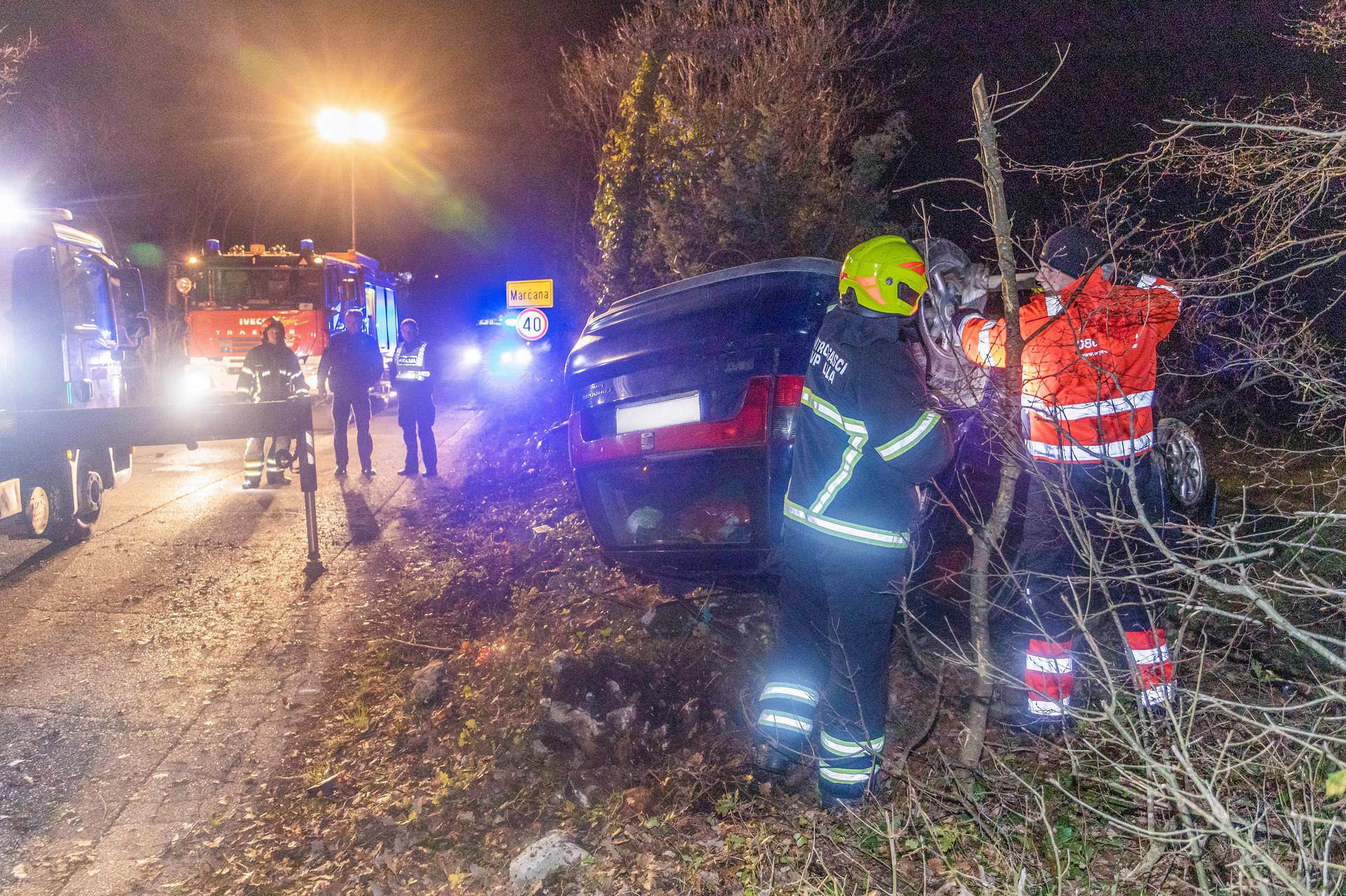 U prometnoj nesreći u Marčanama poginula jedna osoba