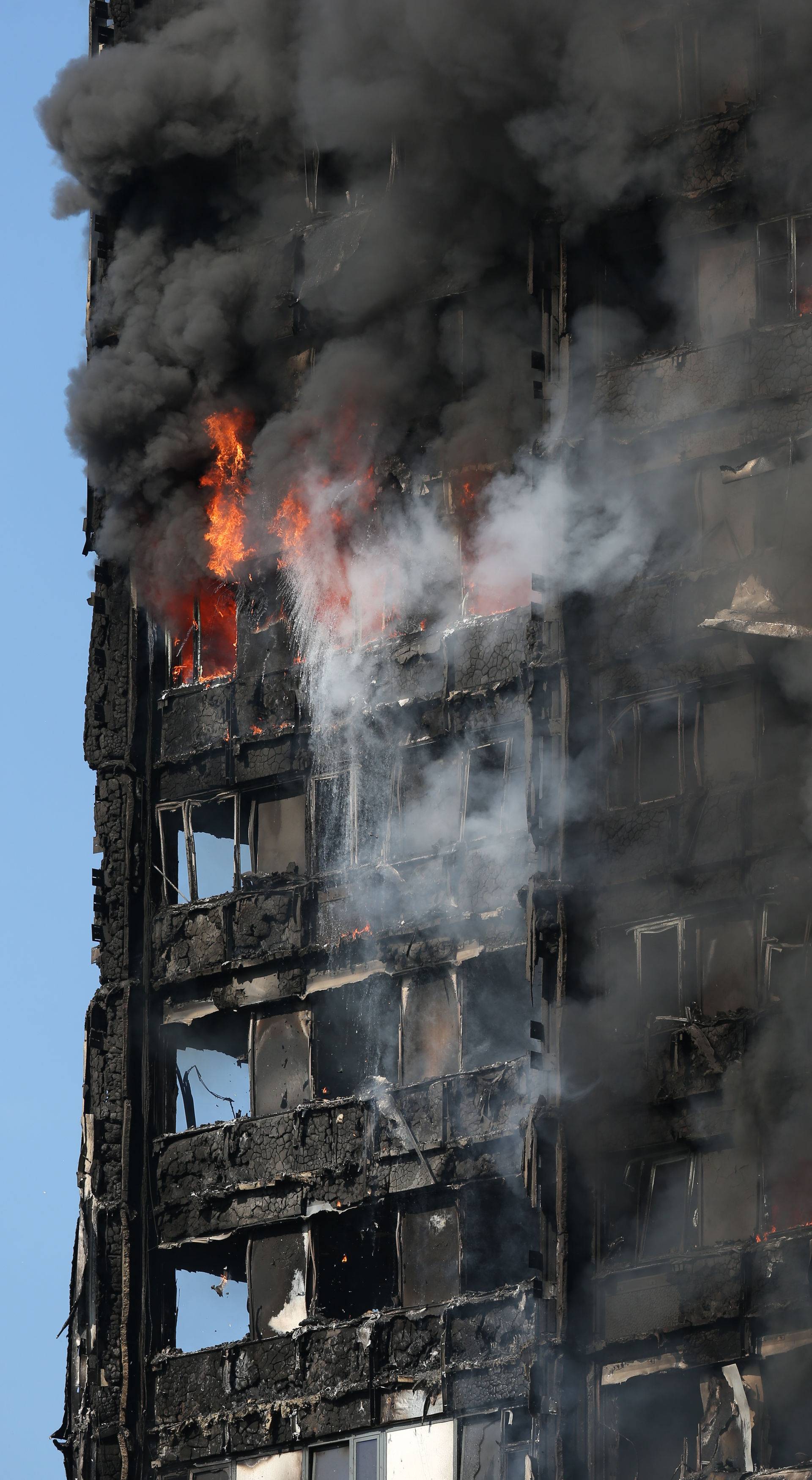 Tower block fire in London