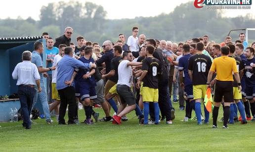 Derbi 1. ŽNL: Navijača više no u HNL-u, 4 crvena, tučnjave...