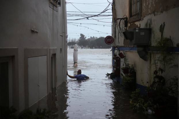 Storm Leo reaches Alcacer do Sal