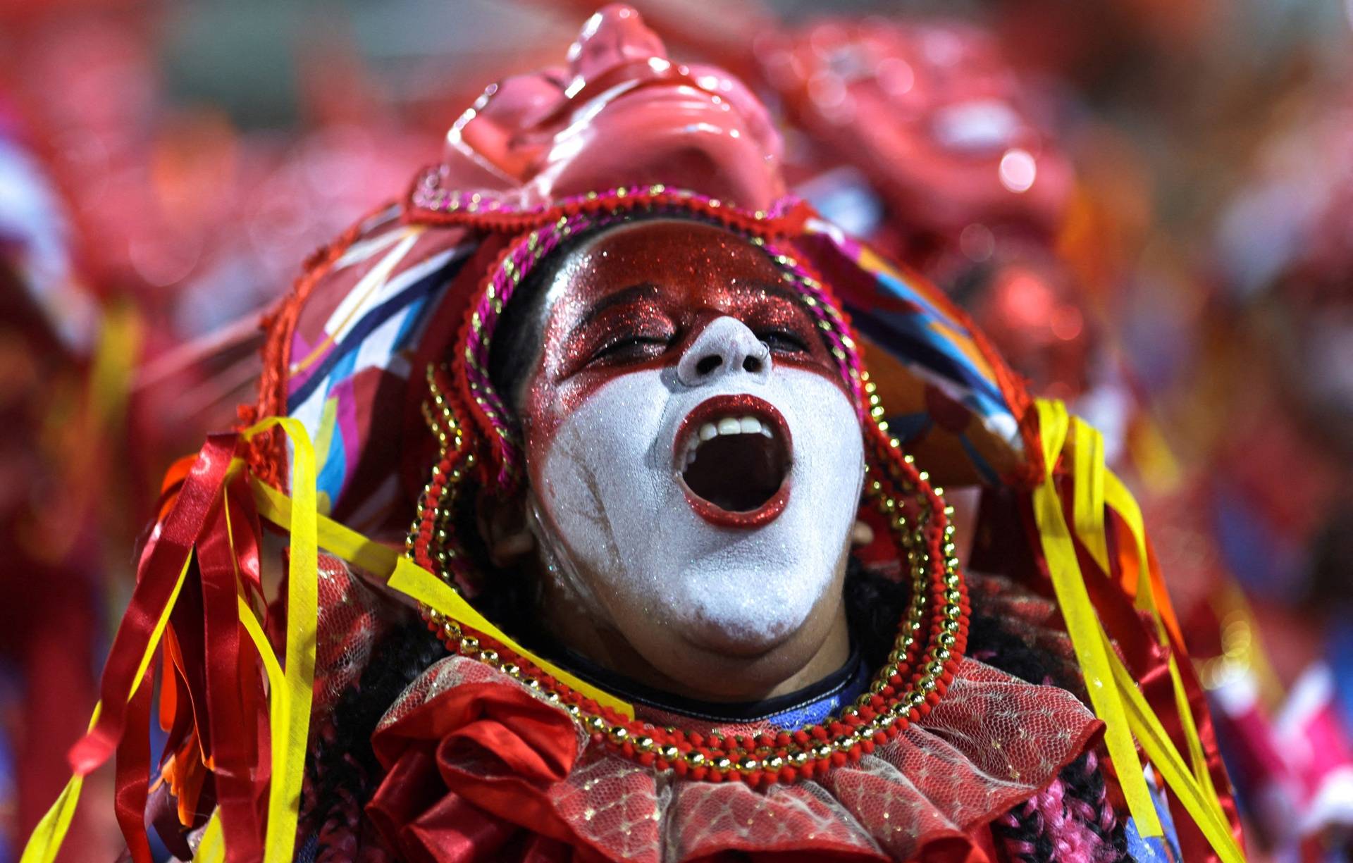 Carnival magic descends on Rio as second night of elite samba schools lights up the Sambadrome, in Rio de Janeiro