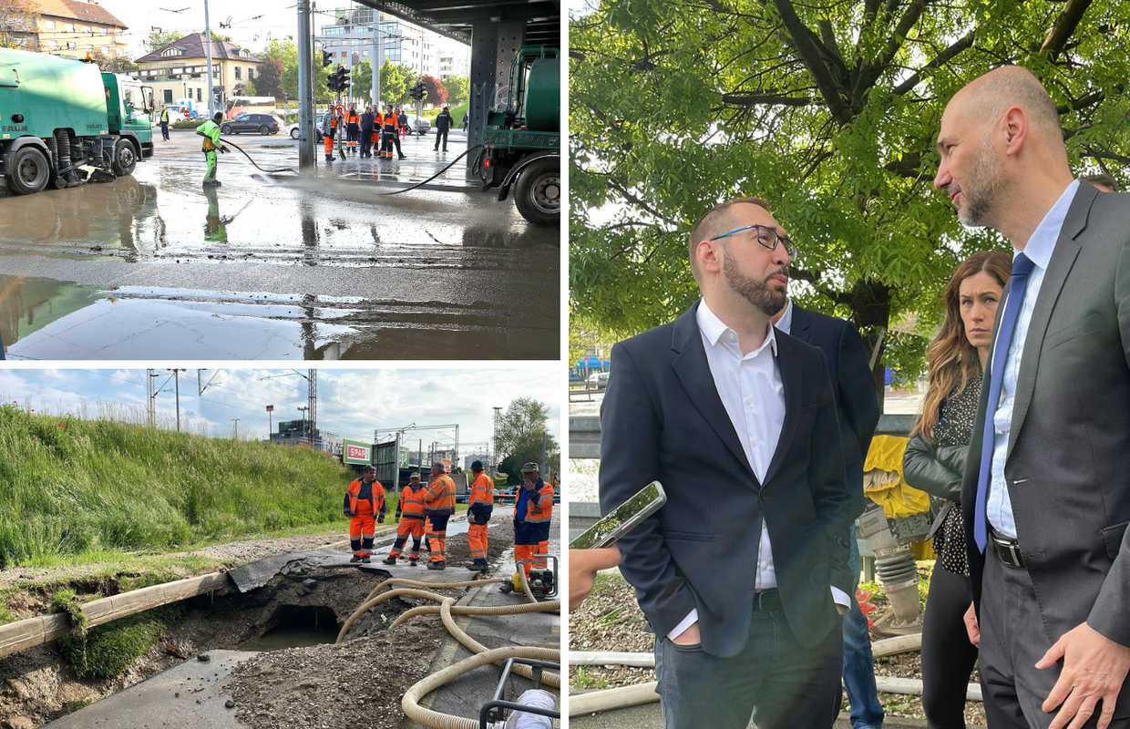 VIDEO Tomašević: Cijevi su stare i potrebna im je obnova. Stanje u prometu se sada stabilizira