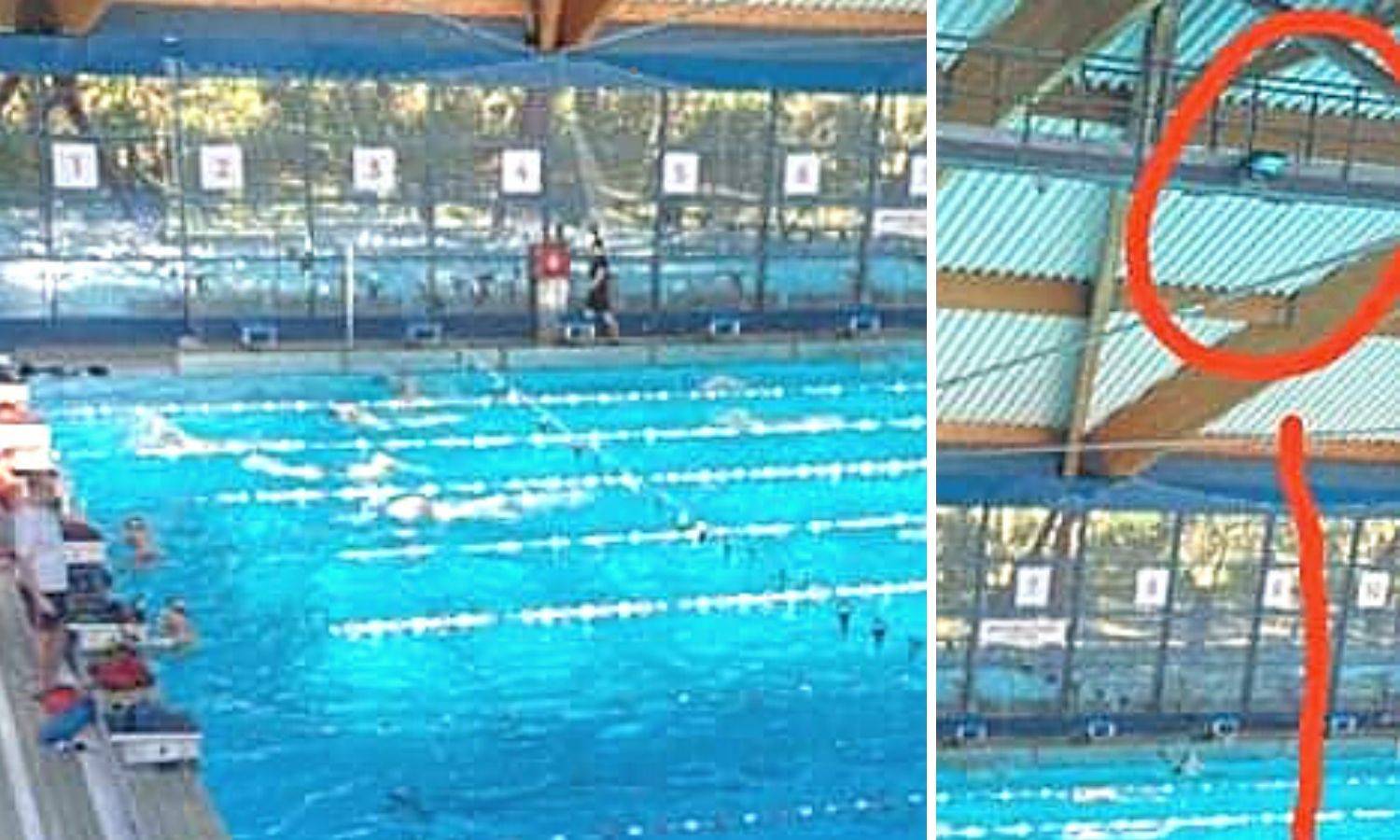 FOTO U bazenu na Utrinama je palo staklo s reflektora: 'Užas! Ovo je moglo ubiti neko dijete'