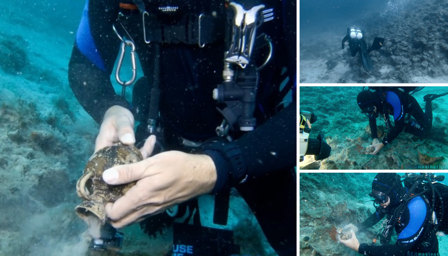 FOTO Ronilac kraj Visa pronašao antičko blago, iz Ministarstva su reagirali tek nakon mjesec dana