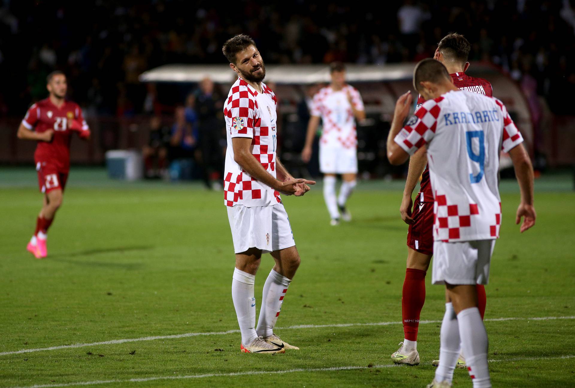 Erevan: Kvalifikacijska utakmica za UEFA Euro 2024., Armenija - Hrvatska